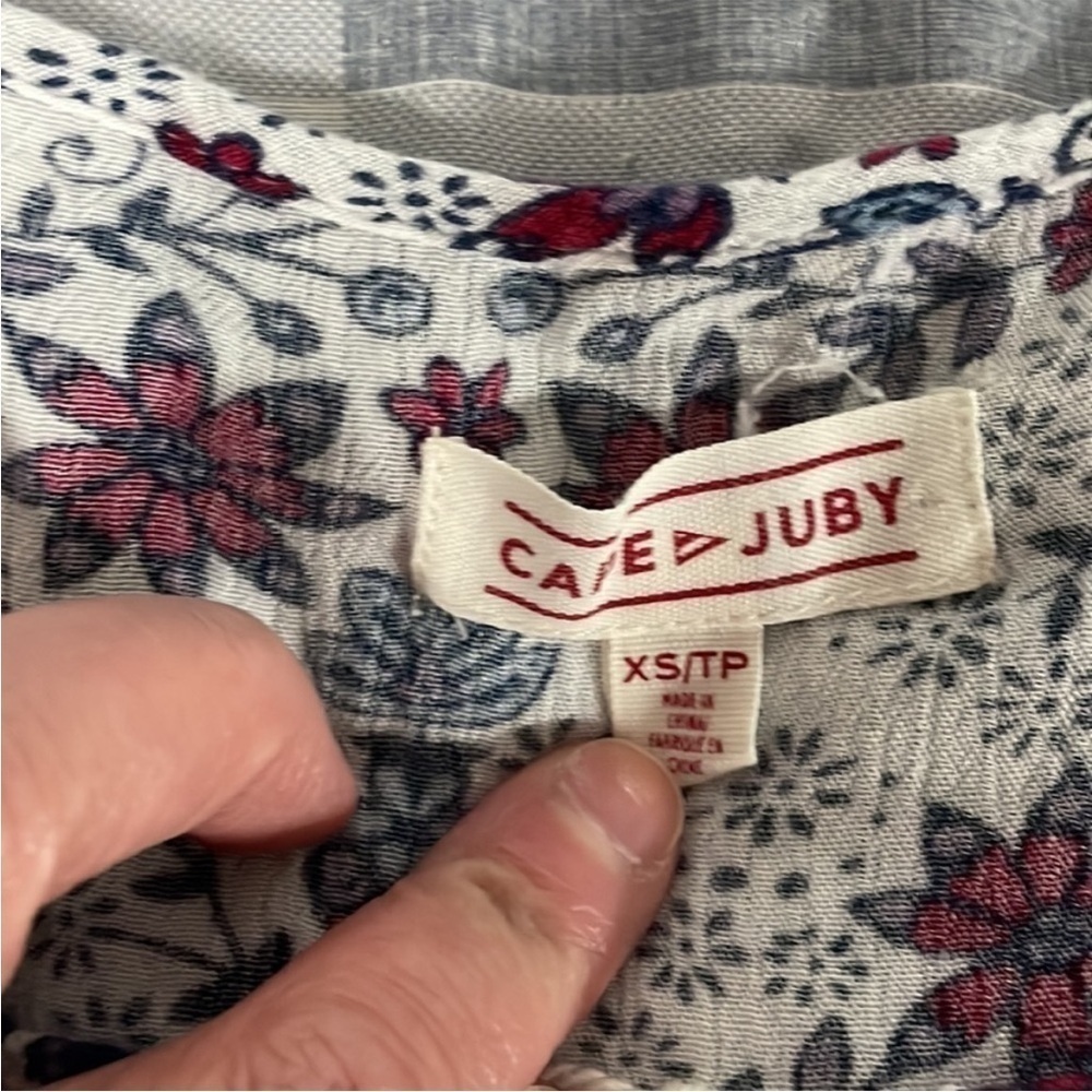 2/$30 Cape Juby size XS boho blouse - Picture 3 of 6